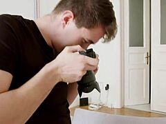 I couldn't resist snapping pics then fucking this hot model in bed