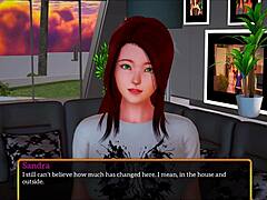 What game changes everything for this big tits redhead teen in the family?