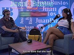 Giant Titted Latina Rosxanagutierrez Drills Sybian On Podcast