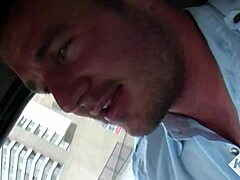 Cheeky slut teen trades tight pussy for ride payment now!