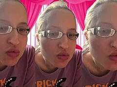 asmr girl pops bubblegum bubbles super close listen with headphones on