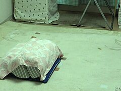 a fair-skinned big-boobed girl starts fingering her wet pussy