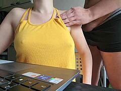 best friend's milf mommy with big tits catches me jerking off to her huge ass, now what?