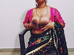 desi indian stepmom's wet pussy wrecked hard by stepson outdoors!