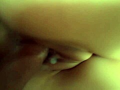 my wife's huge pussy smeared dripping three cum loads