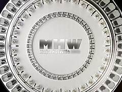 jessica jax slurps rome's monster cock then rides it cowgirl style