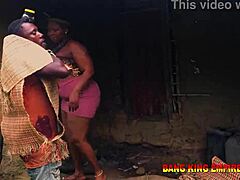 stepmother showed me her naked body and gets her juicy wet pussy deeply fucked after bush hunting