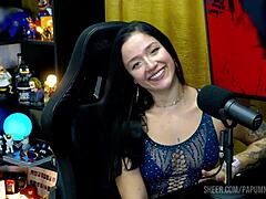 Bi Mejia Begs Ruan to Squeeze Her Sexy Latina Tits Hard, Moans Wet with Pierced Nipple Desire