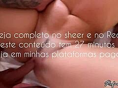 Dri Cordeiro Gags on Cock Bent Over Then Throat Fucked Hard by Brazilian Prostitute!