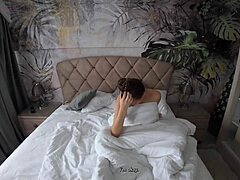 Fall asleep at friend's and wake to his hot neighbor sucking cock?