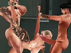 wild imvu bacanal with hot prostitutas sucking and fucking 😈🍆💦