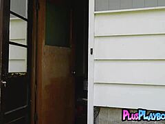 check out this all natural blonde milf posing naked with perfect tits and ass