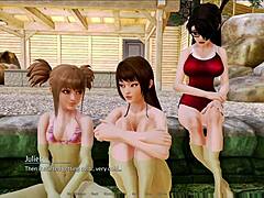 harem hotel game episode 104 explodes with wild hotel action!