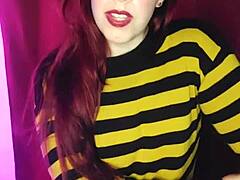 Horny Redhead Sends Nude To Stepsis Making Her Big Ass Crave Fuck