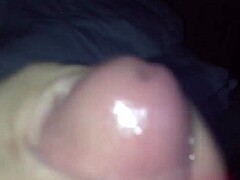 red nailed hand strokes cock to explosive cumshot finish