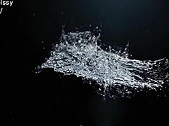 Lesbians guzzling golden piss straight from pussies