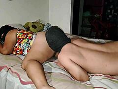 Neighbor milf moans rich as I rim and lick her wet pussy