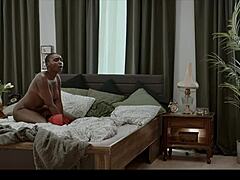 Time Traveler Face Fucks Natural Titted Black Secretary In Interracial Freeze Fetish