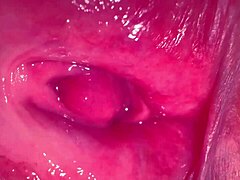 amateur shaved PINK PUSSY closeup 269 days post virginity loss wet lick