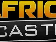 I can't believe this bald ebony model's lips work my cock so good at interview