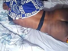 Cock-Hungry Milf Fucks Friend's Son with Sloppy Ebony Passion