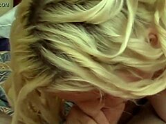 hey babe check out this young blonde's nude lingerie blowjob tits