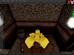 ROBLOX CHICA FNAF GETS POUNDED BY HUGE BBC IN STUDIO SEX FRENZY!