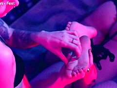 tiny feet torment leads to total lesbian surrender