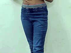 Chubby Indian College Girl Fingers Tight Pussy and Licks Boobs in Bedroom Yoga Solo