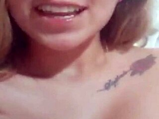 Blonde Big Tits Masturbation On Webcam