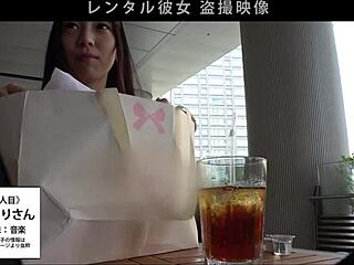 Naughty Japanese Amateur's Teasing Blowjob Facial