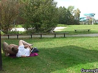 Old Women Risk All in Outdoor Roulette