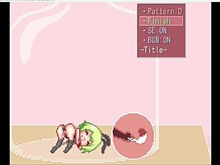 Suggestive Bunny Girl’s Teasing Anal Creampie on Stage