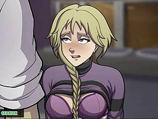 what’s with this 18yo babe in hentai action?