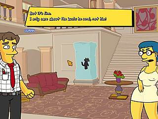 Simpsons Burns Mansion Lisa Meets Luann in Part 15