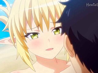 Blonde Hentai Girl Fucked At Beach
